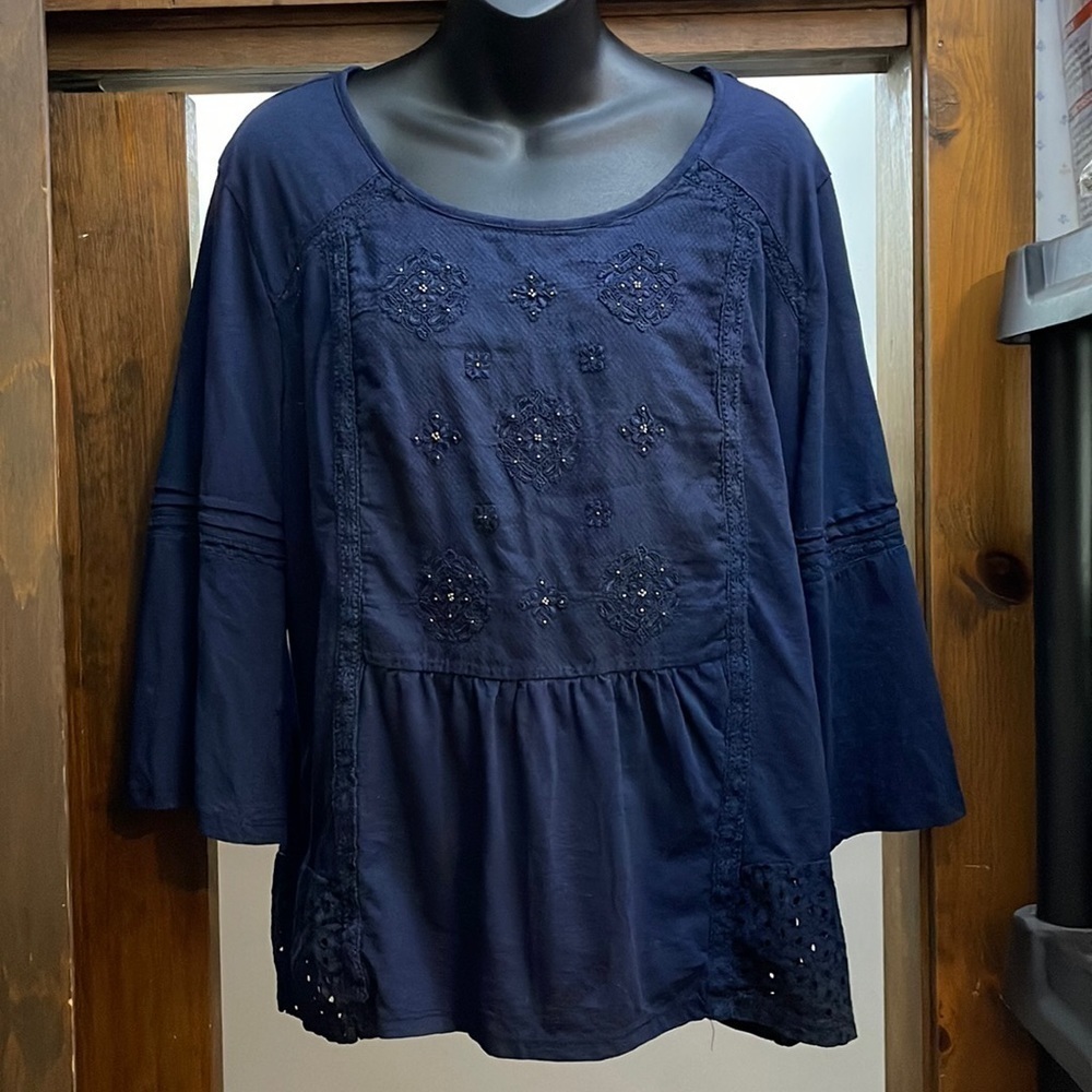 Style & Co Flowing knit shirt